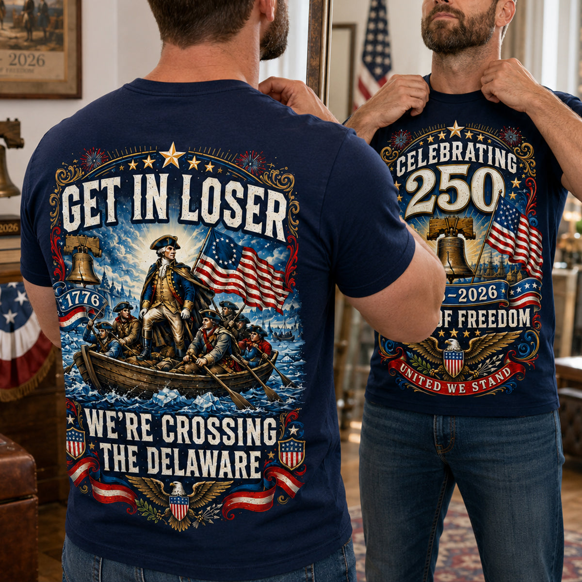 Celebrated America 250th Anniversary Shirt - Personalized Gifts For Patriots 03tydt280526 - Shirts - GoDuckee