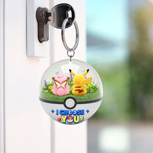 Cartoon Couple Keychain - Personalized Gifts 03ohqn250725