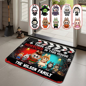 Horror Family Doormat - Personalized Gifts For Halloween 02HUMG250825