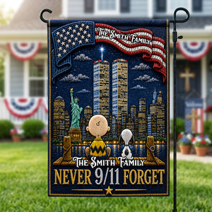 911 Memorial Garden Flag - Personalized Gifts For Patriots 04nadh070726