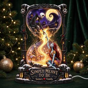 Gothic-Style Hourglass Acrylic Light Box - Personalized Christmas Gifts For Couples 07hadt241026