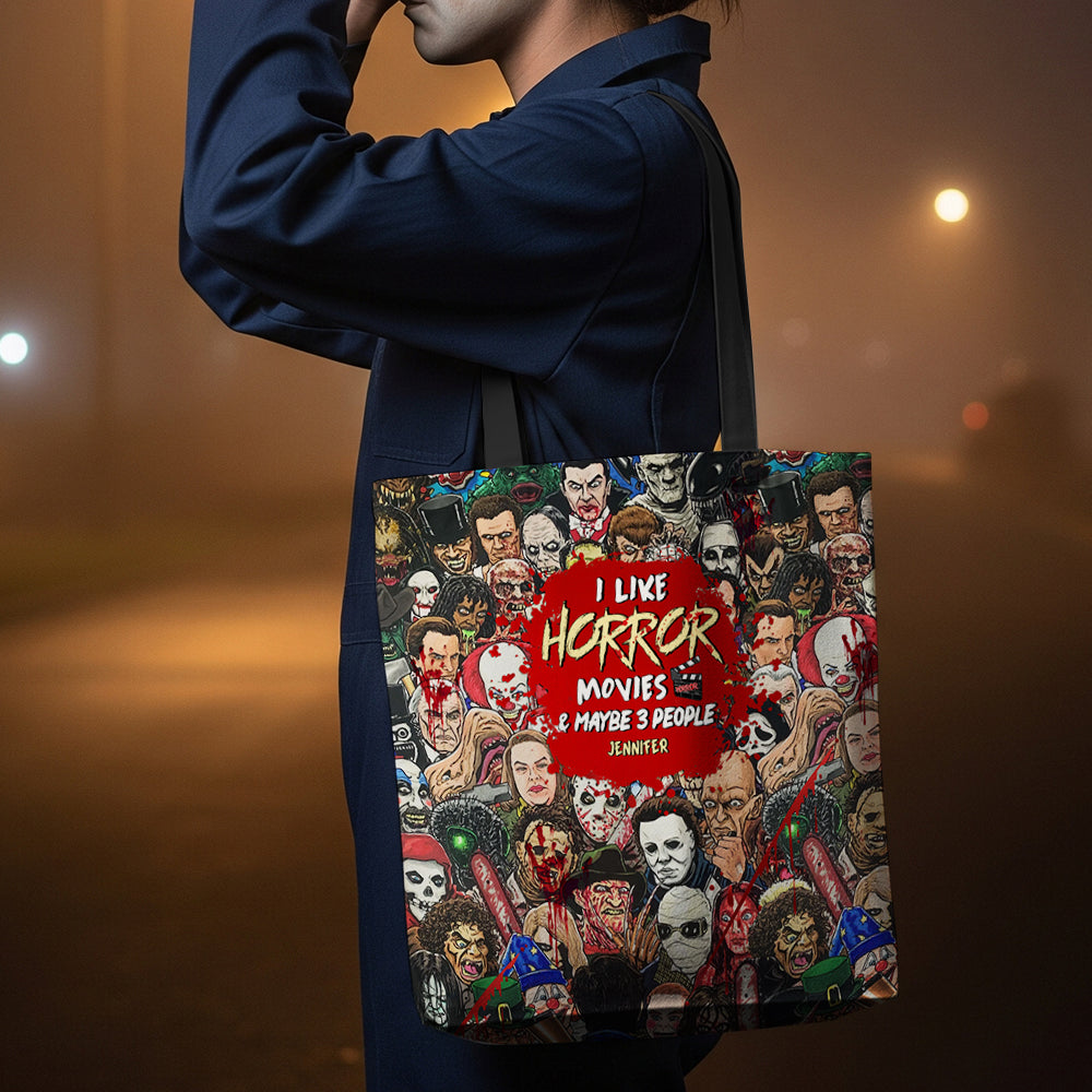 Halloween Horror Tote Bag Personalized Gifts 02HUDT200825
