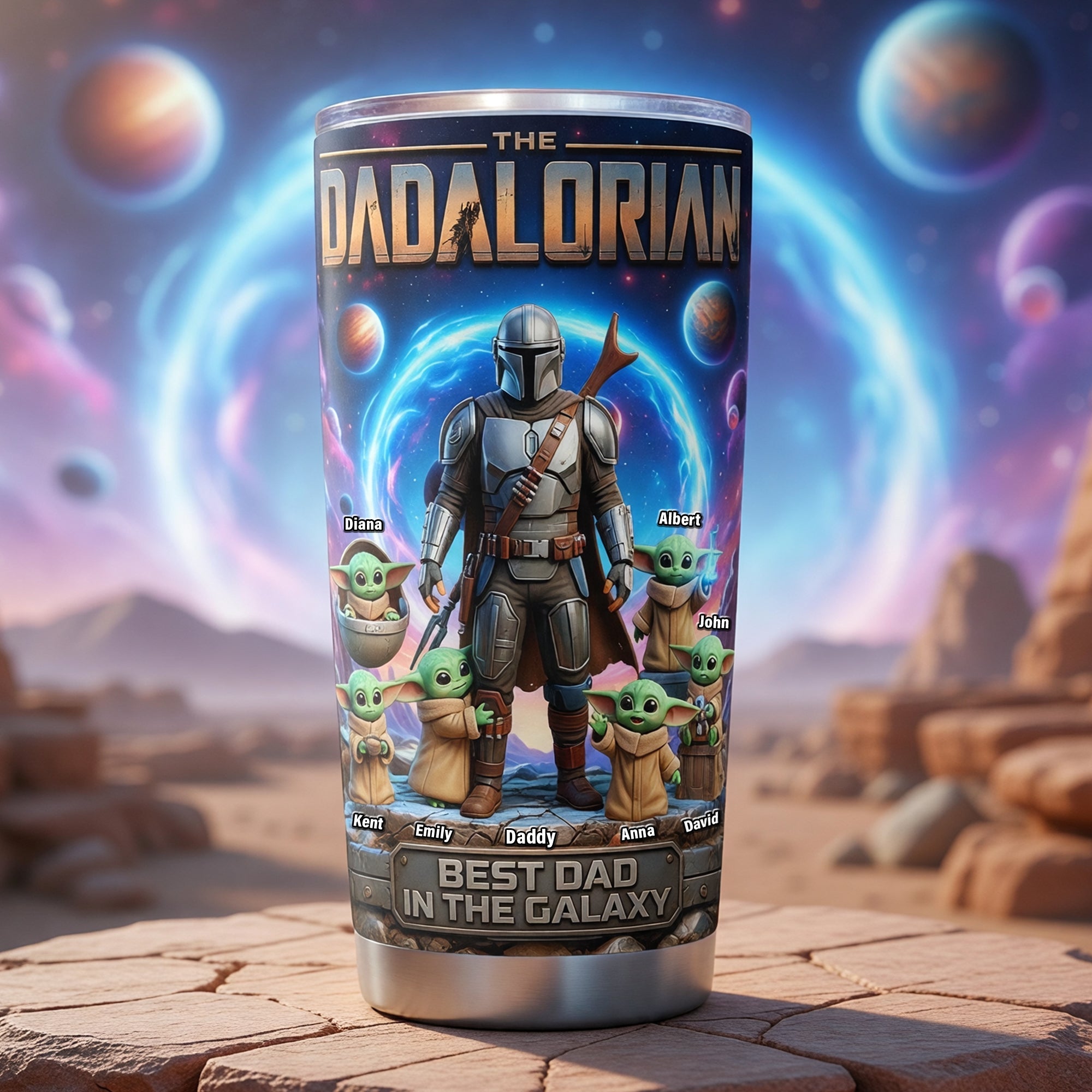 Best Space Dad Tumbler - Personalized Gift For Dads 06TOQN150526