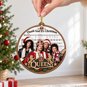 Queen Rock Band Christmas Ornament - Personalized Gifts For Music Lovers 04huqn231026