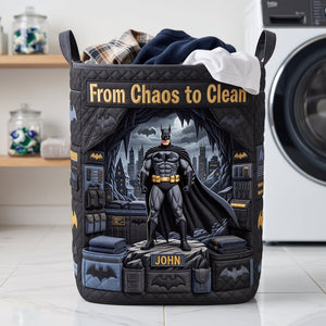 Elite Warrior Quilted Laundry Basket - Personalized Gifts 03hata090726