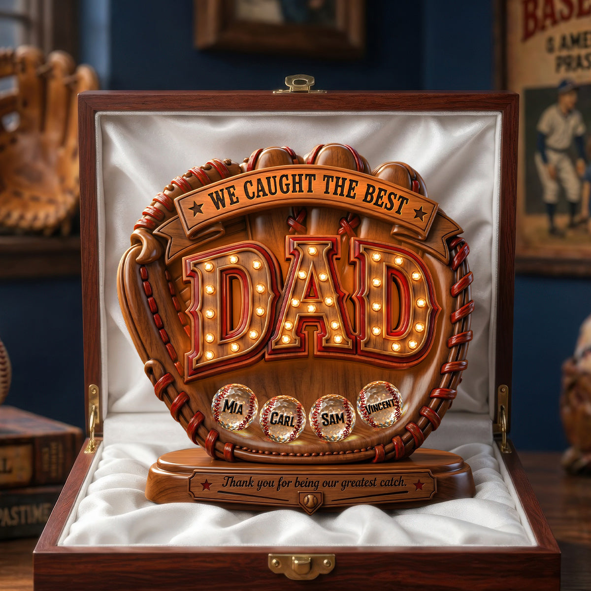 Great Baseball Dad Acrylic Plaque - Personalized Gifts For Dads 01PADH250426-Homacus