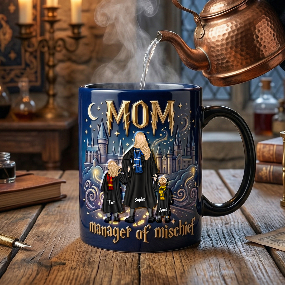 Old Version-Fantasy School Mom Color Changing Ceramic Coffee Mug 05NATN240326