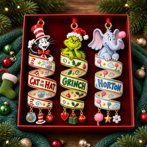 Iconic Book Characters Christmas Ornament - Personalized Gifts For Book Lovers 02padh101026