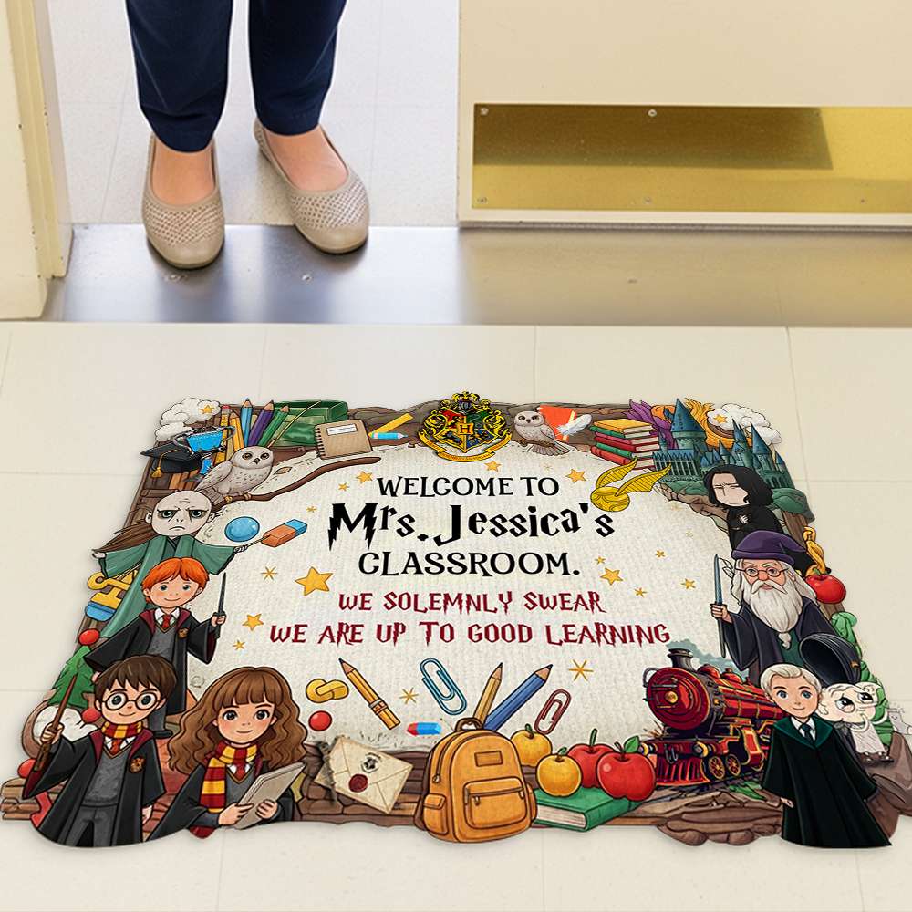 Teacher Doormat - Personalized Gifts For Teacher 02HULU300725