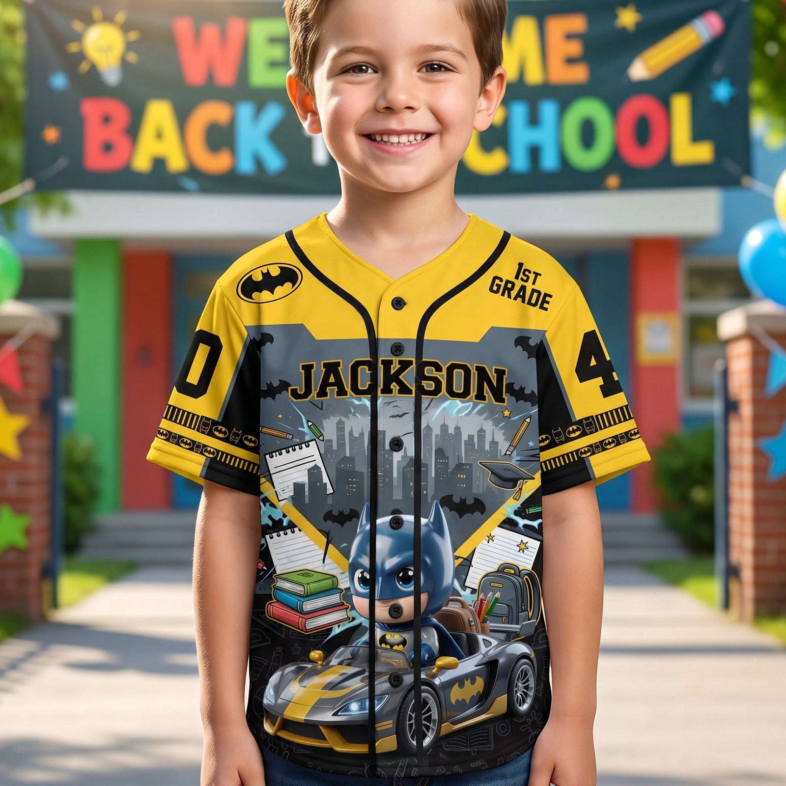 Brilliant Back To School Kid Jersey - Personalized Gifts For Kids 06qhqn030726