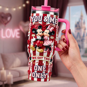 You And Me We Got This Tumbler With Handle - Personalized Gifts For Couple 02pata220726