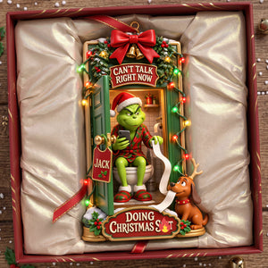 Funny Potty Ornament - Personalized Christmas Gifts 01hata240826