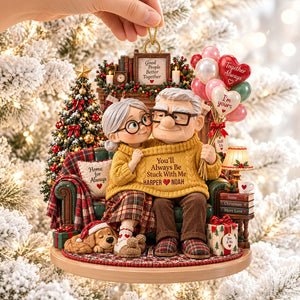 Forever Bond Couple Ornament, Personalized Gifts For Couple 02qhdt150926-Homacus