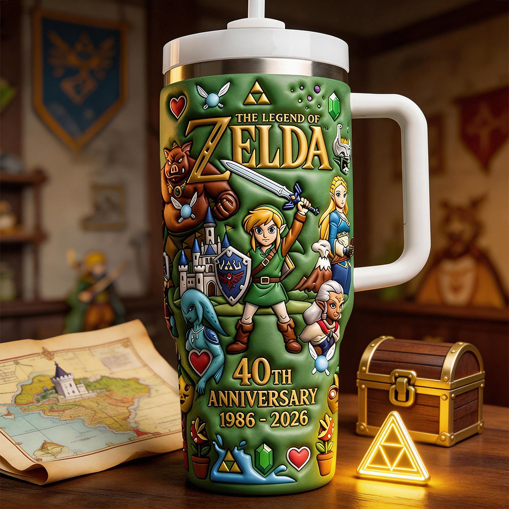 Adventurous 40th Anniversary Tumbler - Personalized Gifts 01tgdt060326