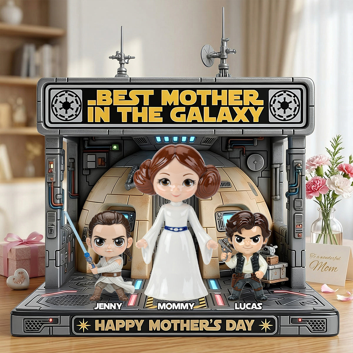 Universe Mom And Kids Acrylic Plaque 01OHTN010426
