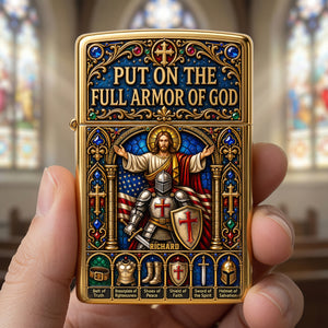 Full Armor of God Lighter - Personalized Gifts For Christians 06padt070726