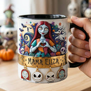 Spooky Mom and Kids Coffee Mug - Personalized Gifts For Mother 02palu030426