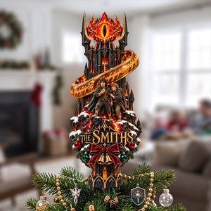 Fantasy Traveling Novel Lover Tree Topper - Personalized Gifts For Christmas Acrylic Christmas Tree Topper 03HATA090926