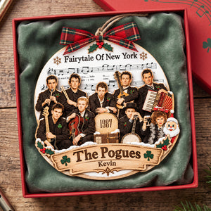 The Pogues Christmas Song Ornament - Personalized Gifts For Music Lovers 04HUTA231026