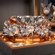 Mama's Little Donkey Light Box Personalized Gifts For Mom 01OHLU300326
