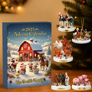 Personalized Gifts For Farming Family Christmas Advent Calendar Blind Box 02hymg291025