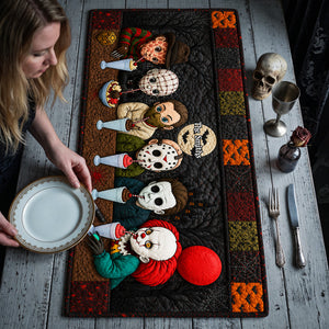 Creepy Halloween Quilted Table Runner Personalized Gifts 05NATA120826