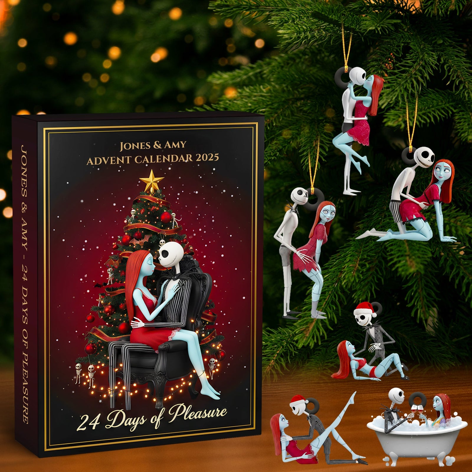 Mischief Christmas Advent Calendar Blind Box Personalized Gifts For Couple 02NADT161025