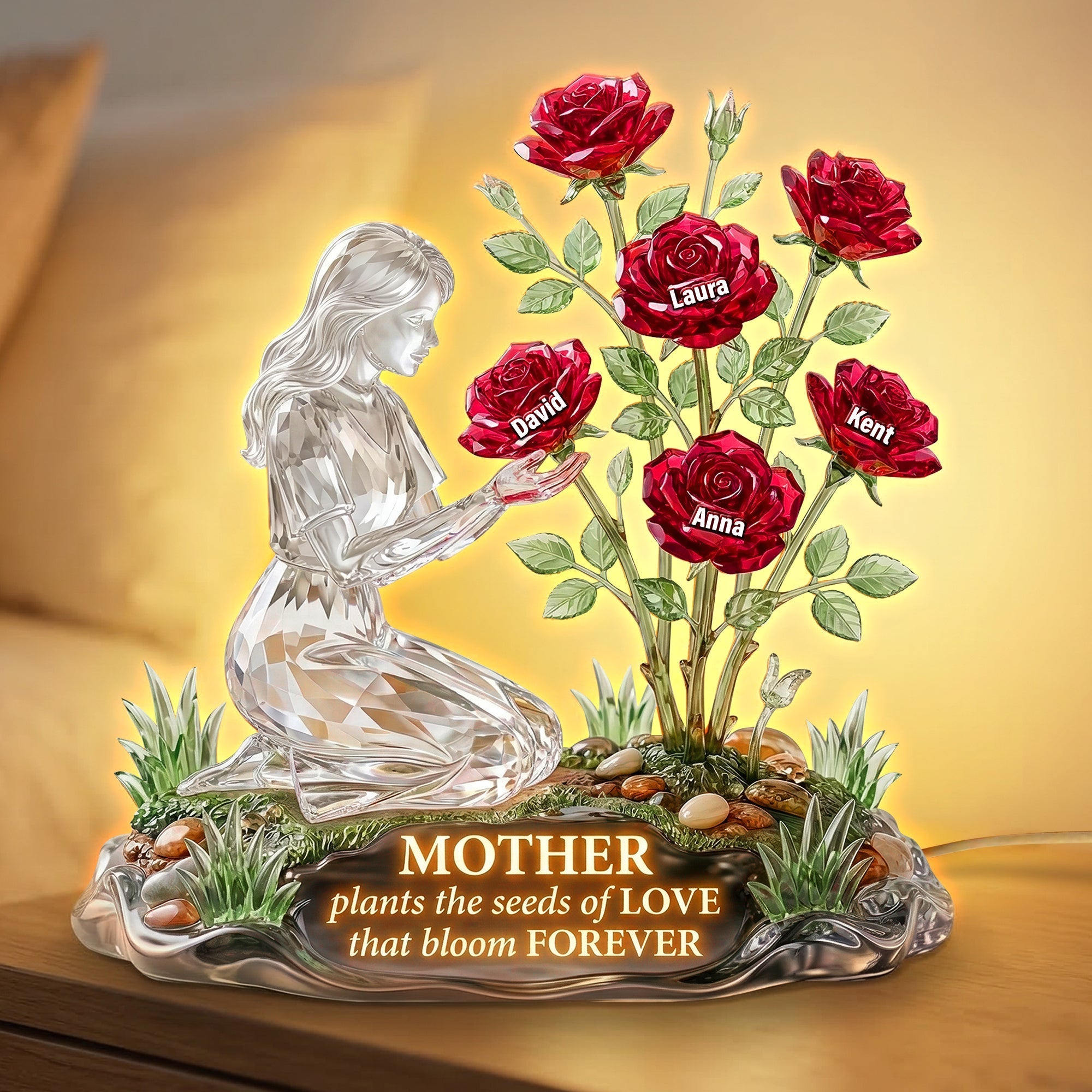 Mother's Love Garden Light Box - Personalized Gifts For Mothers 05paqn100326 - Light Box - GoDuckee