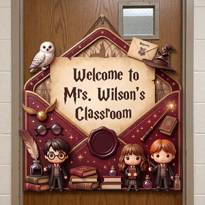 Welcome To The Classroom Acrylic Sign - Personalized Gifts For Teachers 03natn300726
