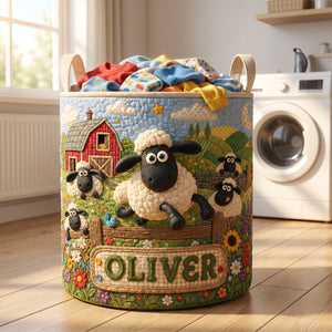 Farm Life Quilted Laundry Basket - Personalized Gifts 01hadt260626-Homacus