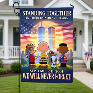 Standing Together Memorial Garden Flag - Personalized Gifts 01tyqn230726