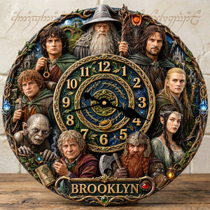 Fantasy Adventure Acrylic Hanging Wall Clock - Personalized Gifts For Fantasy Lovers 02hudt090726