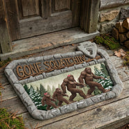 Bigfoot Family Shaped Doormat - Personalized Gifts For Wildlife Family 02qhtn181225-Homacus