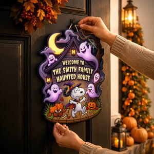 Halloween Family Acrylic Sign - Personalized Gifts For Family 03TODT310726