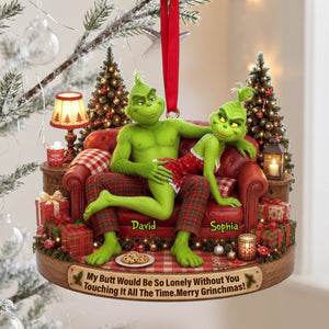 Funny Couple Acrylic Ornament - Personalized Gifts For Christmas 05ohlu010826