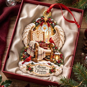Angel Wings Memorial Ornament - Personalized Gifts For Remember Christmas Ornament 09TODH191026