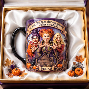 Funny Witchy Morning Magic Mug - Personalized Halloween Gifts 07hudh100926