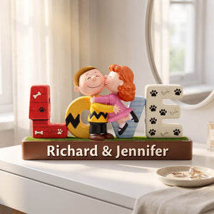 Love Never Ends Acrylic Plaque - Personalized Gifts For Couple 01TOQN270726