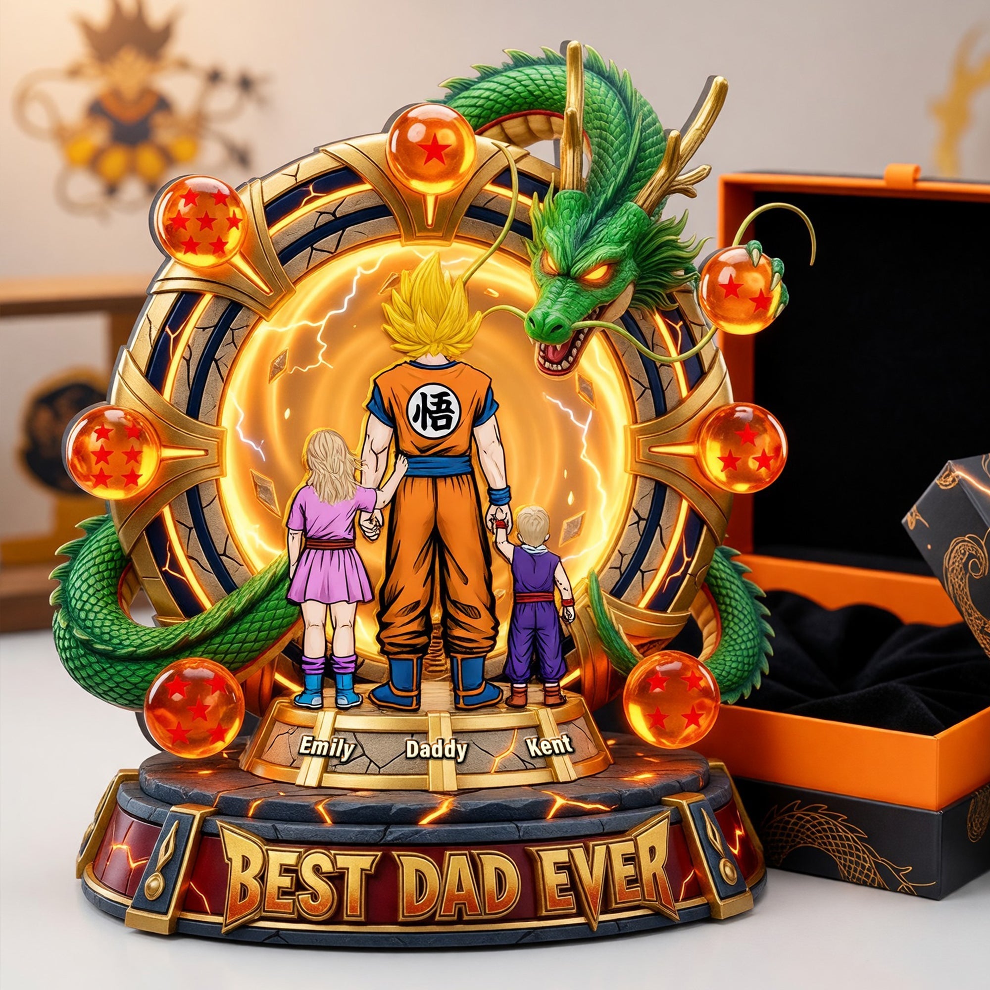 Best Dad Ever Acrylic Plaque - Personalized Gifts For Dads 03toqn070526