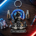 I Am Their Father Keychain - Personalized Gifts 04TODT110526