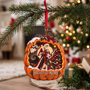 Spooky Couple Acrylic Ornament - Personalized Gifts For Couple 04hatn081026