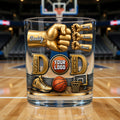 Sport Lover Dad 11oz Round Glass - Personalized Gifts For Dad 03NAQN010626