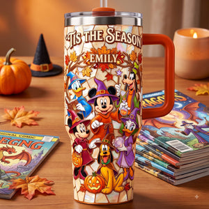 Tis The Season Tumbler With Handle - Personalized Gifts 01paqn290726