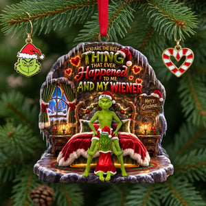 You Are The Best Thing That Ever Happened To Me Acrylic Ornament - Personalized Christmas Gifts For Couples 05ohlu060826