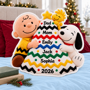 Christmas Tree Family Pillow  - Personalized Gifts For here Family Pillow 03NAQN161026