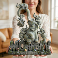 Strong Mama Elephant Acrylic Plaque - Personalized Gifts For Mom 01TGLU020426-Homacus
