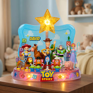 Lovely Characters Retro Light Box - Personalized Gifts 01natn240626-Homacus