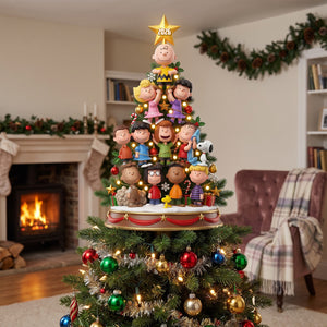 Merry Christmas Acrylic Christmas Tree Topper - Personalized Gifts For Christmas 07natn051026