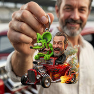 Speed Monster Keychain - Custom Photo Gifts 02PALU260326