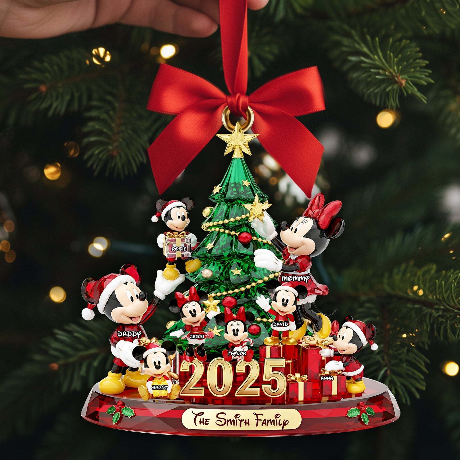 Cherish Family Moments Ornament - Personalized Gifts For Family 06PGLU181025